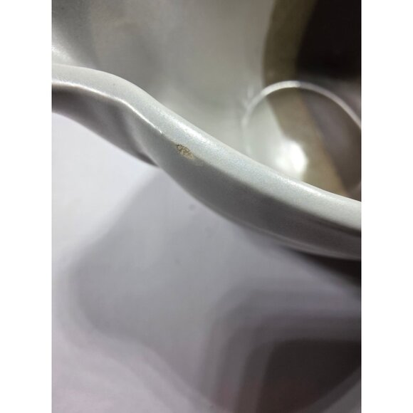 Vtg gravy boat McCoy 7128 Brown Cream stripe Ceramic holiday table serving - Picture 7 of 7